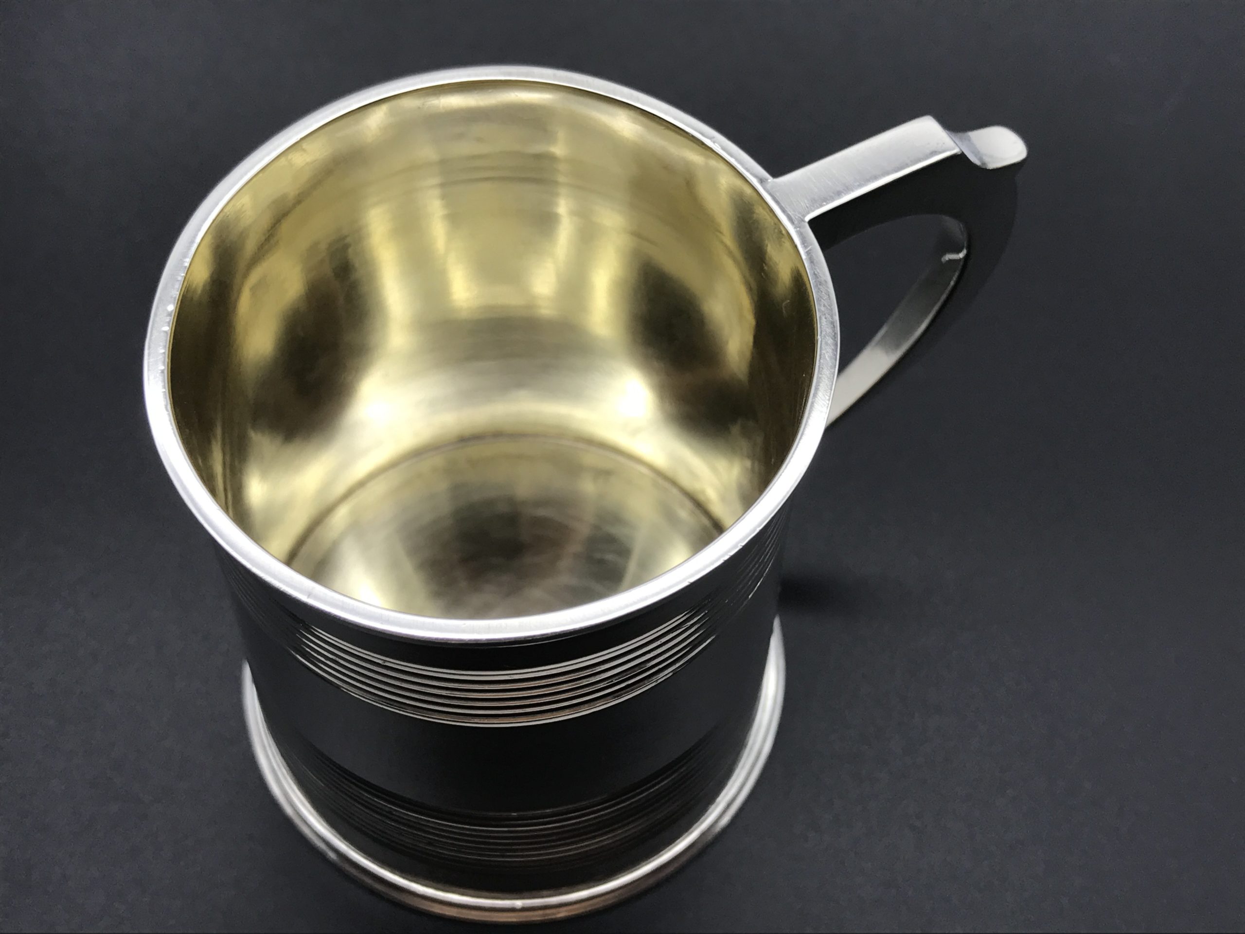 Antique Victorian (London 1848) Sterling Silver Christening Mug