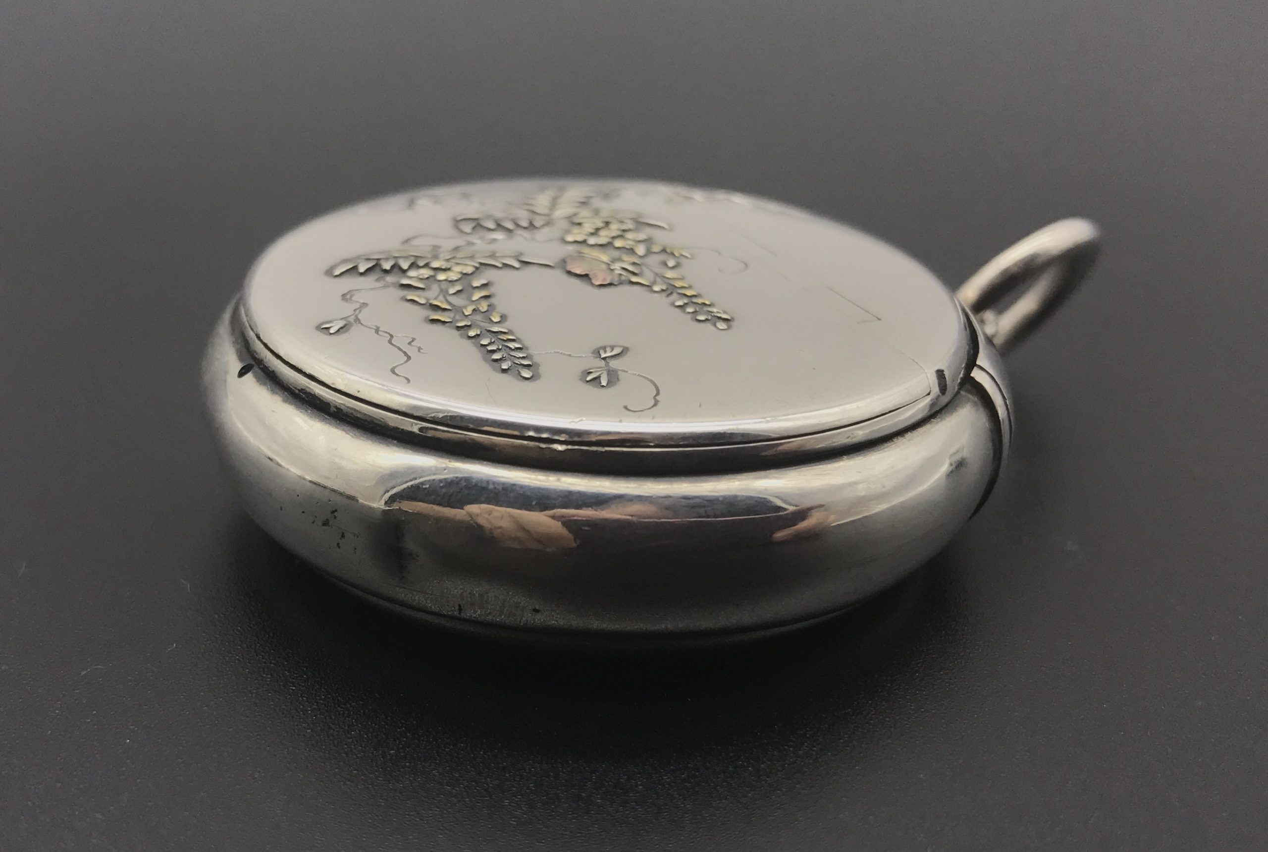 Rare Victorian Silver Vesta Case and Slow Match Holder
