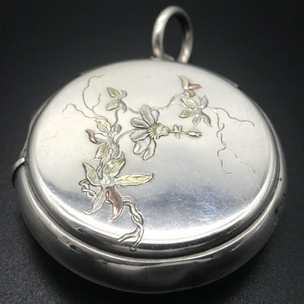 Rare Victorian Silver Vesta Case and Slow Match Holder