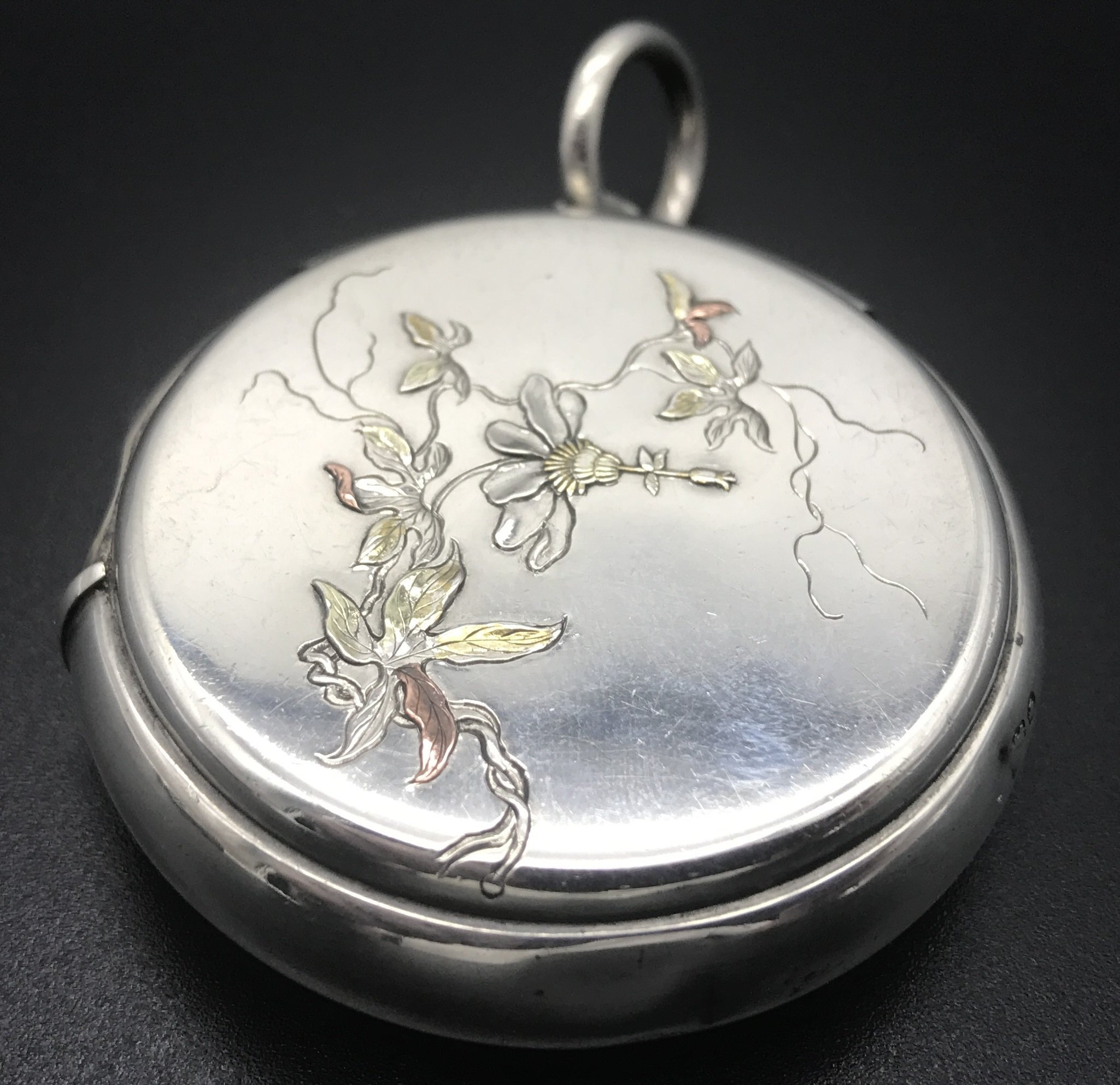 Rare Victorian Silver Vesta Case and Slow Match Holder