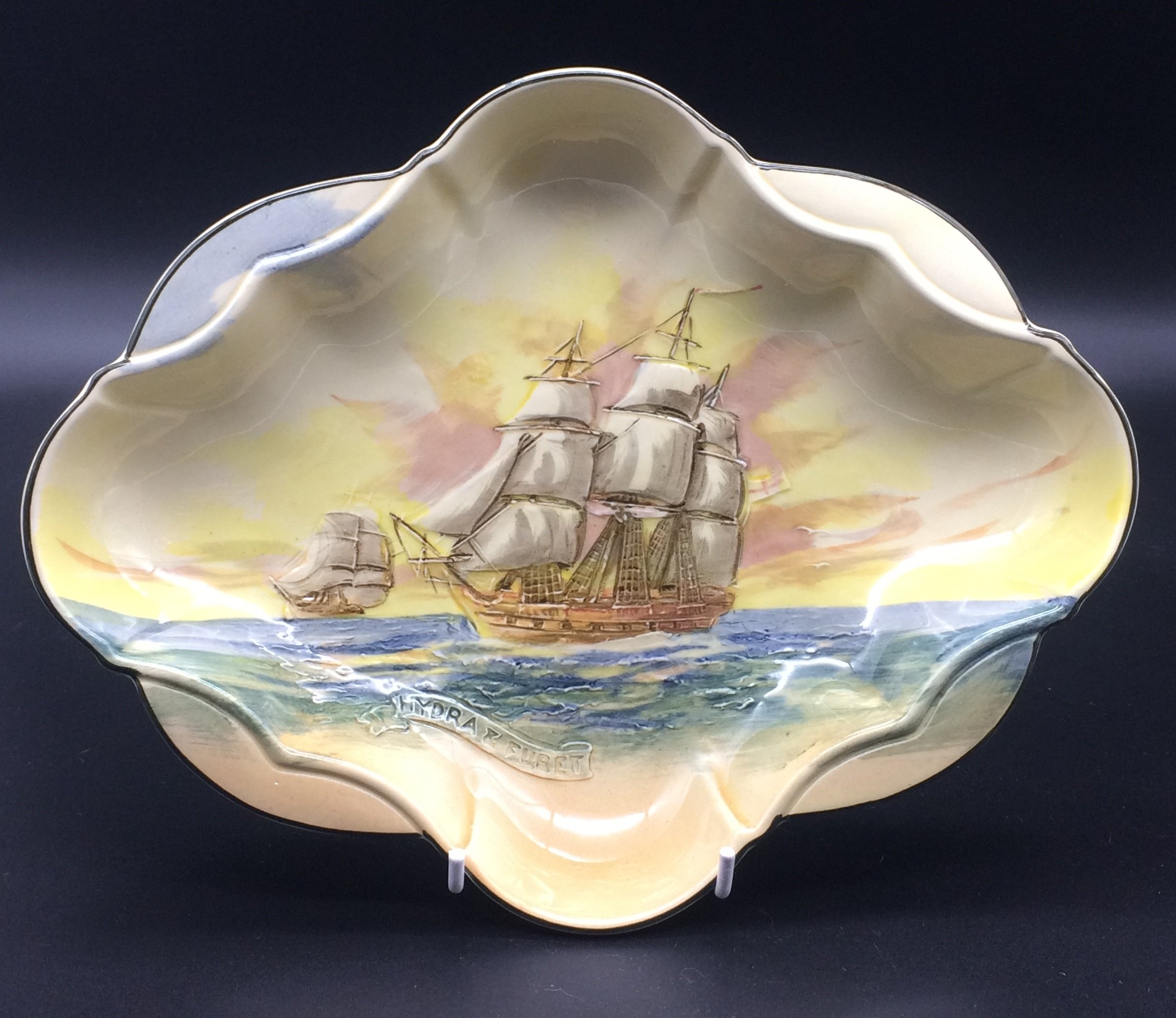 Royal Doulton Famous Ships ‘Hydra & Furet’ Dish (D5957)