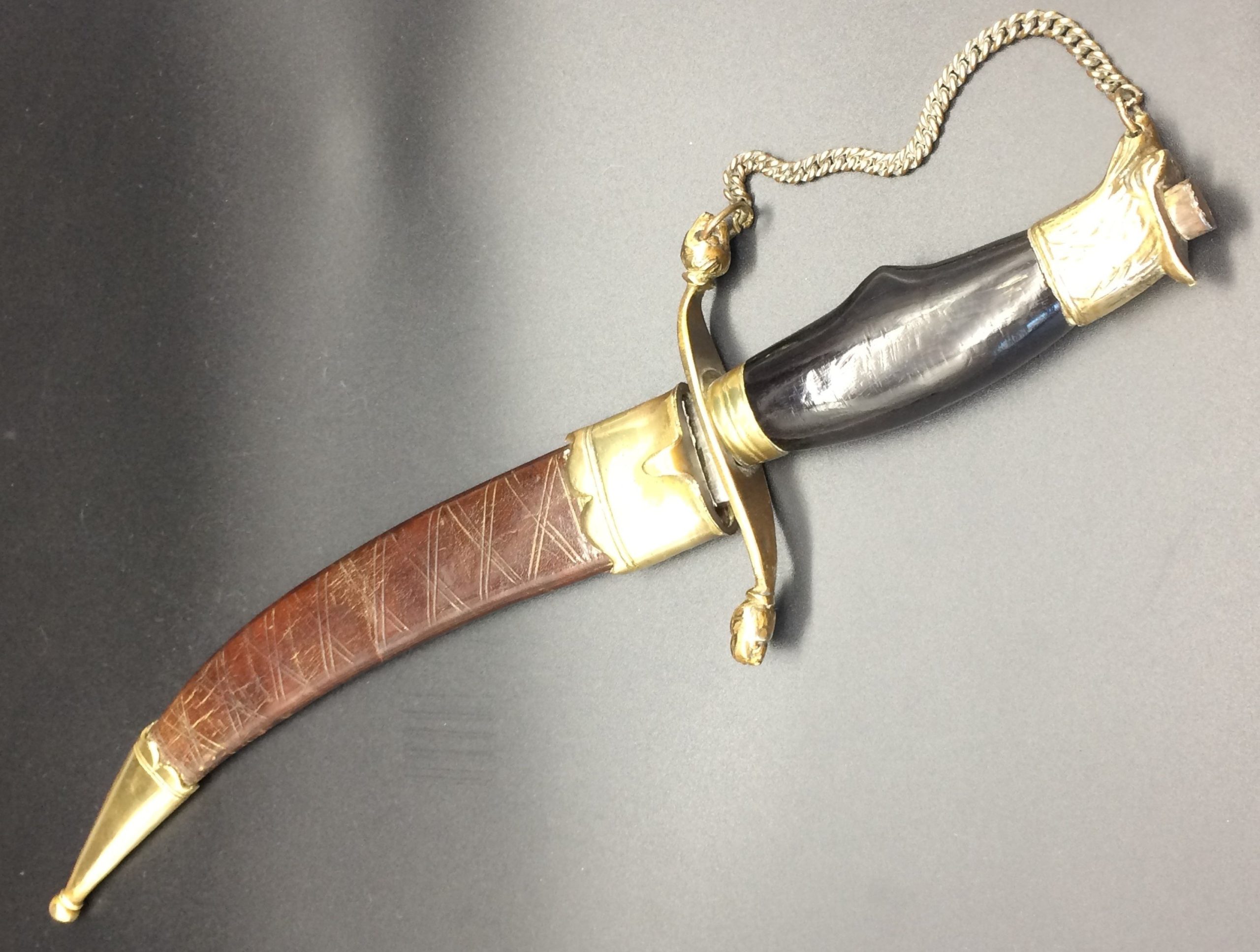 Nice Vintage Sikh Kirpin Pure Steel Dagger