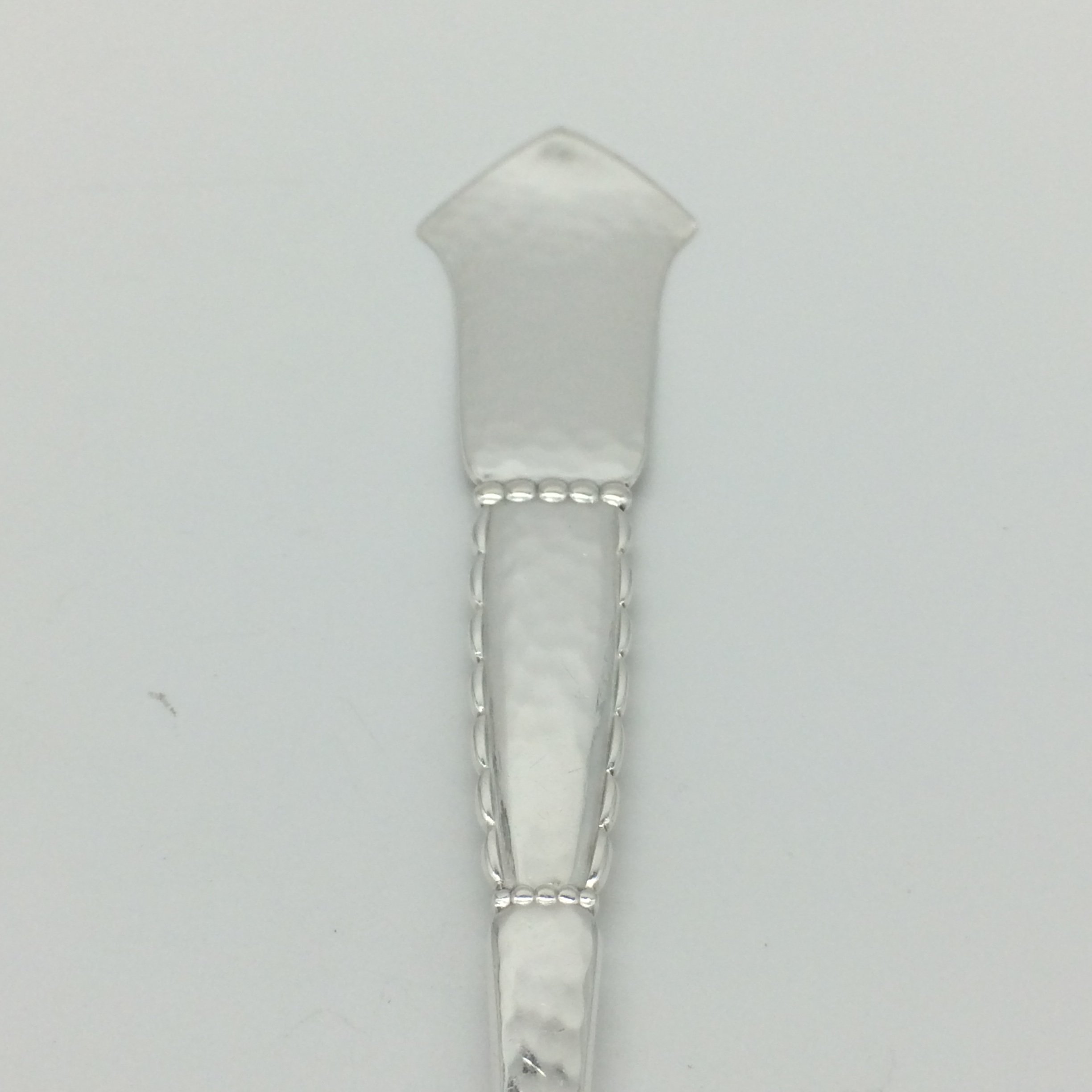 Large Danish Solid Silver Serving Spoon (Christian F. Heise)