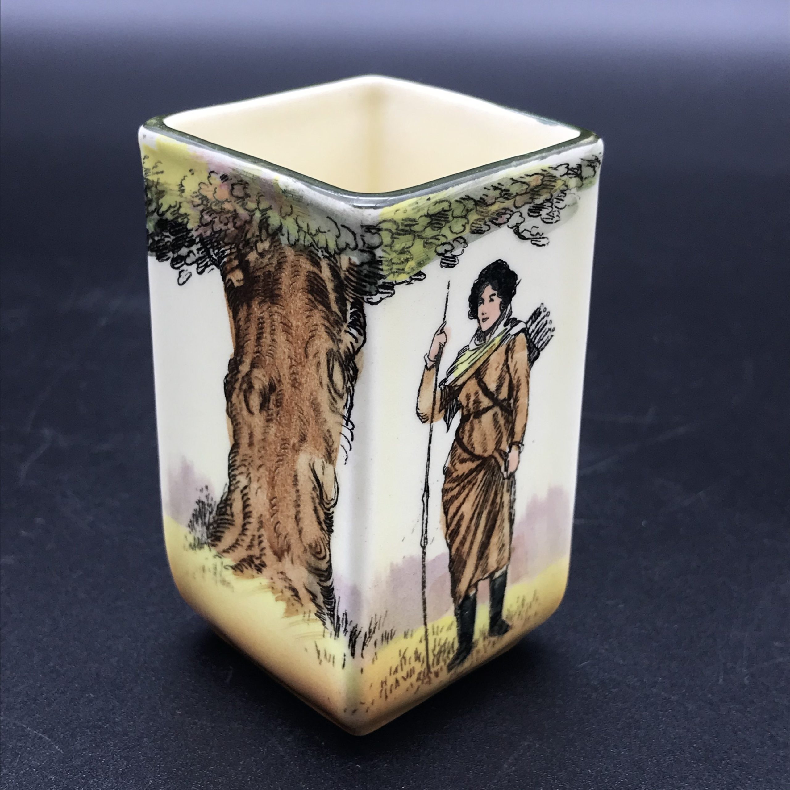 Royal Doulton ‘Under The Greenwood Tree’ Miniature Vase