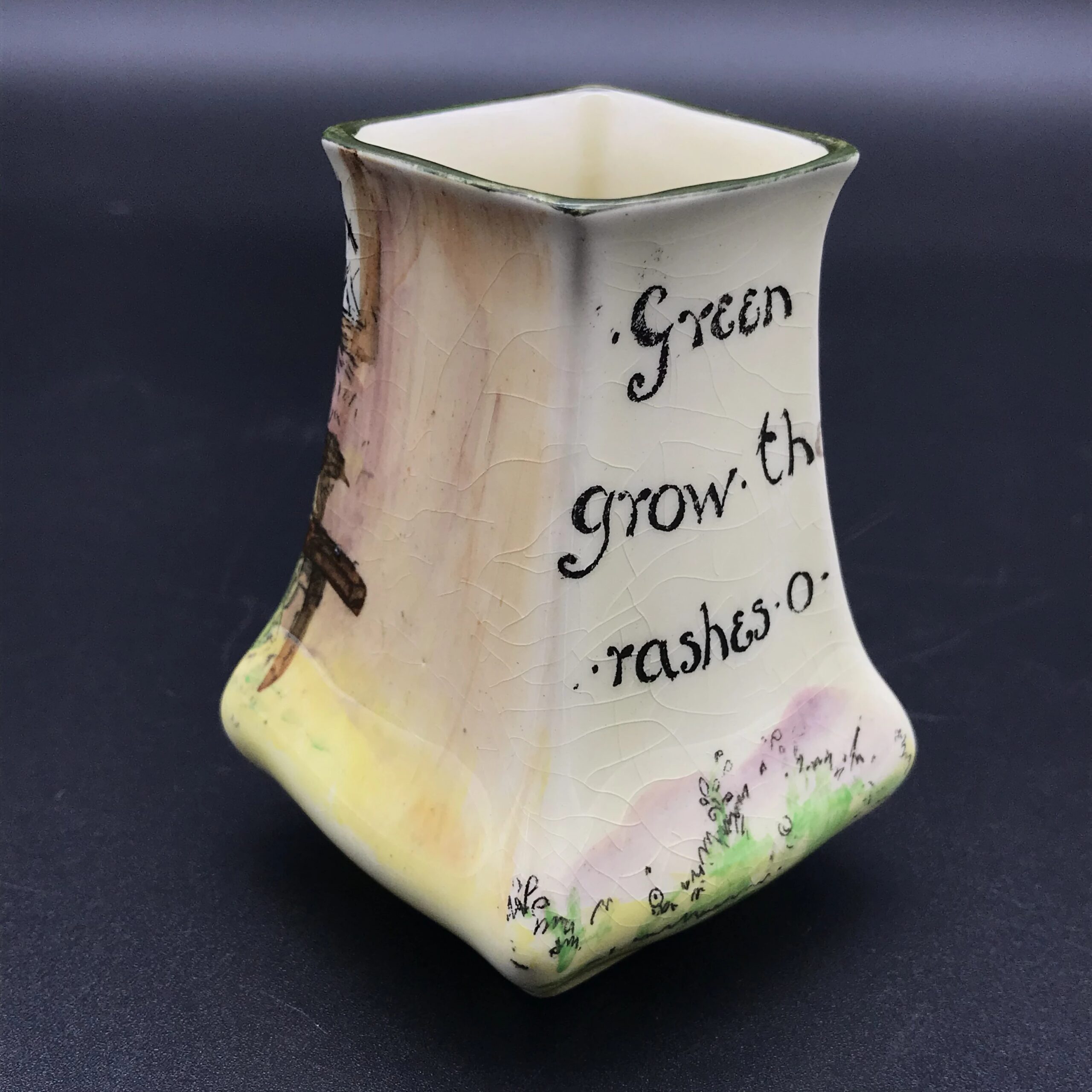 Miniature Royal Doulton ‘Bobbie Burns’ Vase