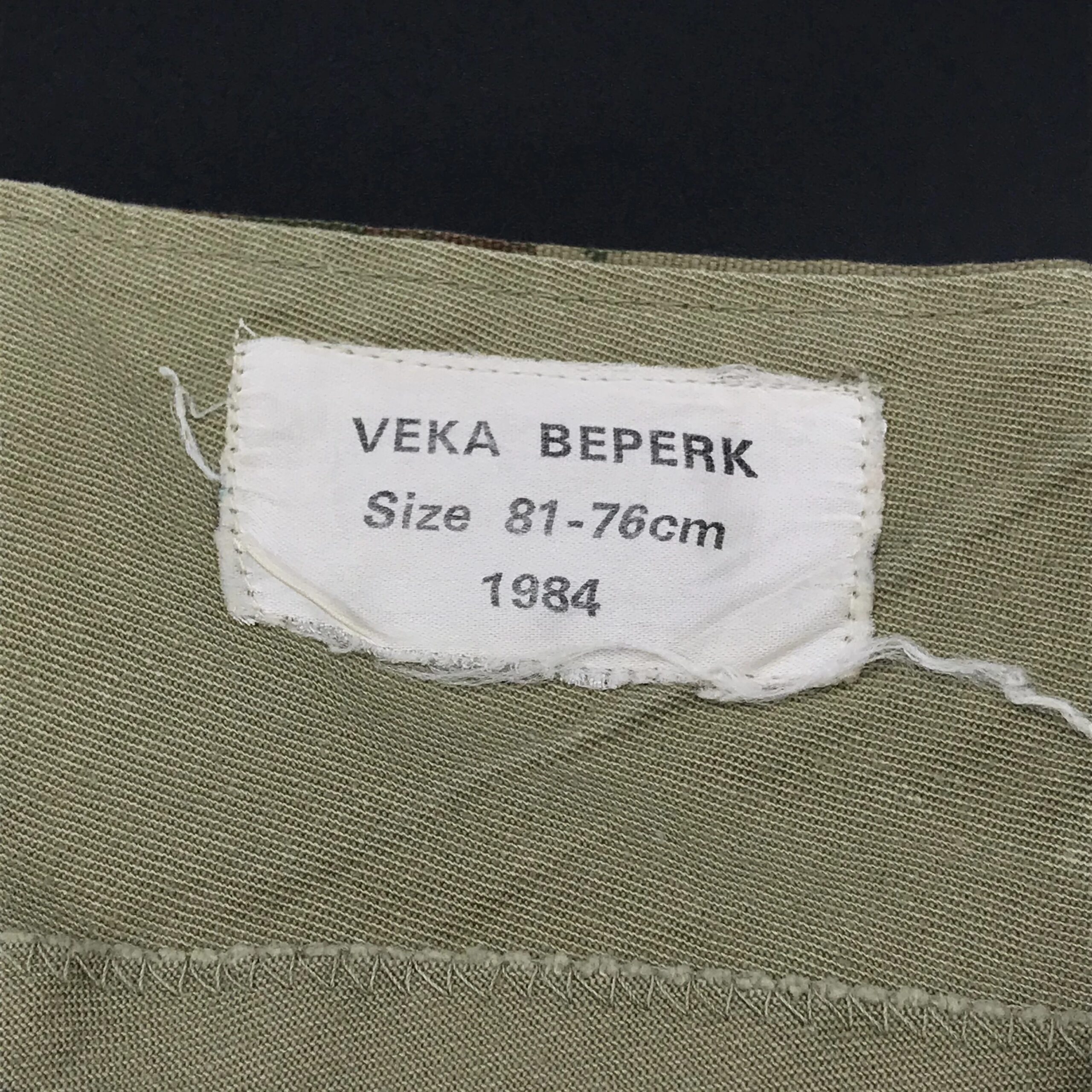 Old S.A.P Reaction/Riot Unit Camo Uniform