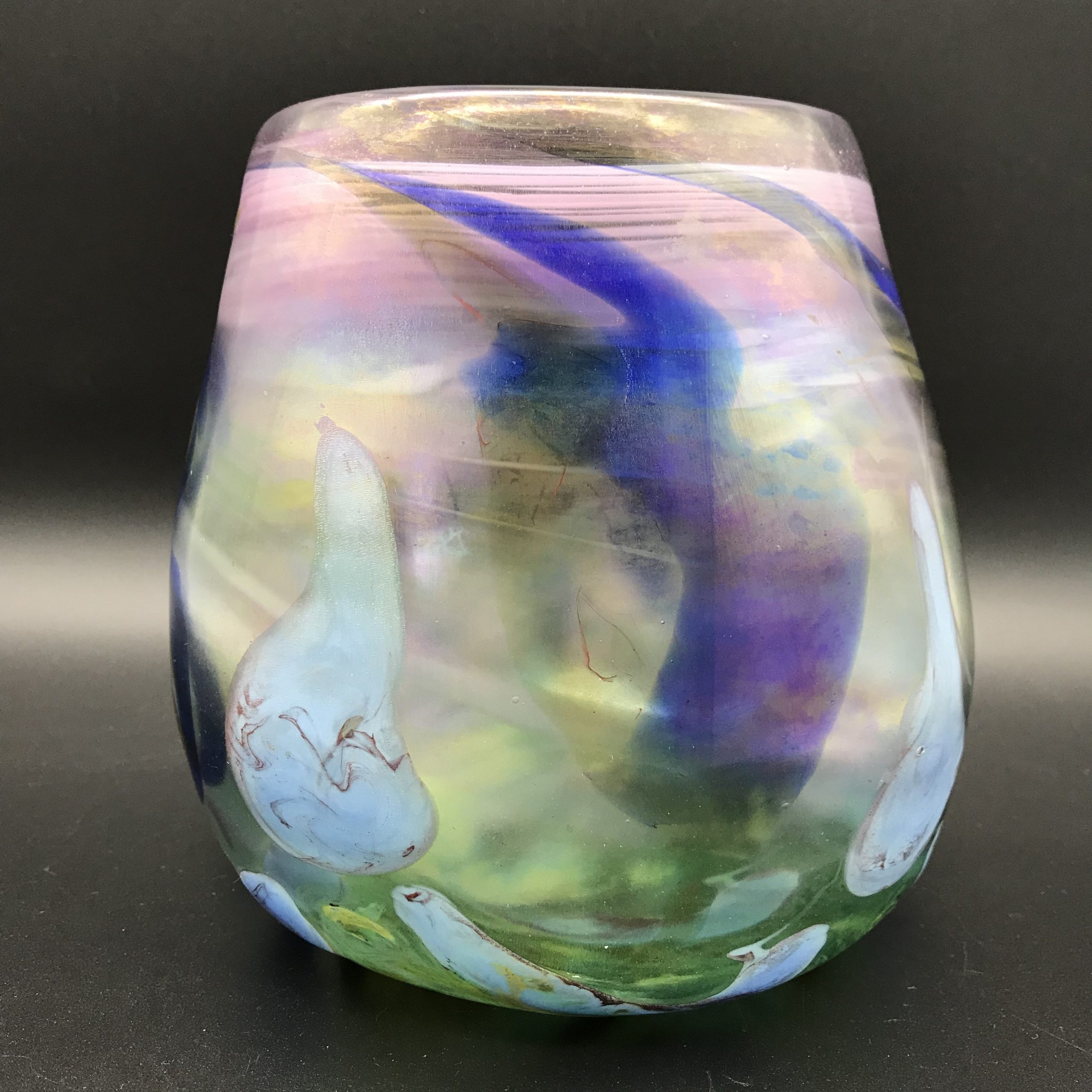 Large Signed ‘Shirley Cloete’ Art Glass Vase (1921 – 2010)