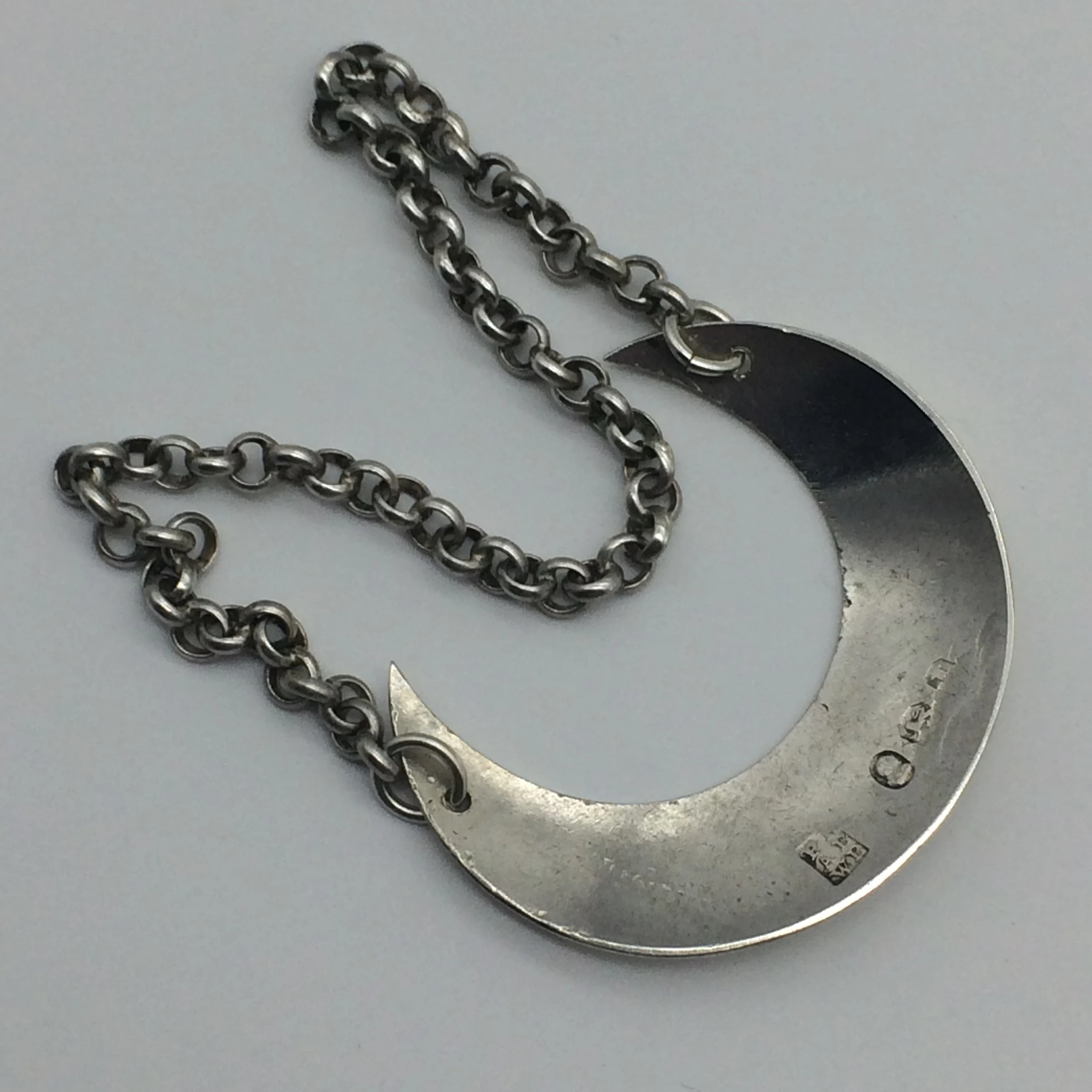 Antique Georgian (London 1804) Silver ‘Port’ Decanter Label