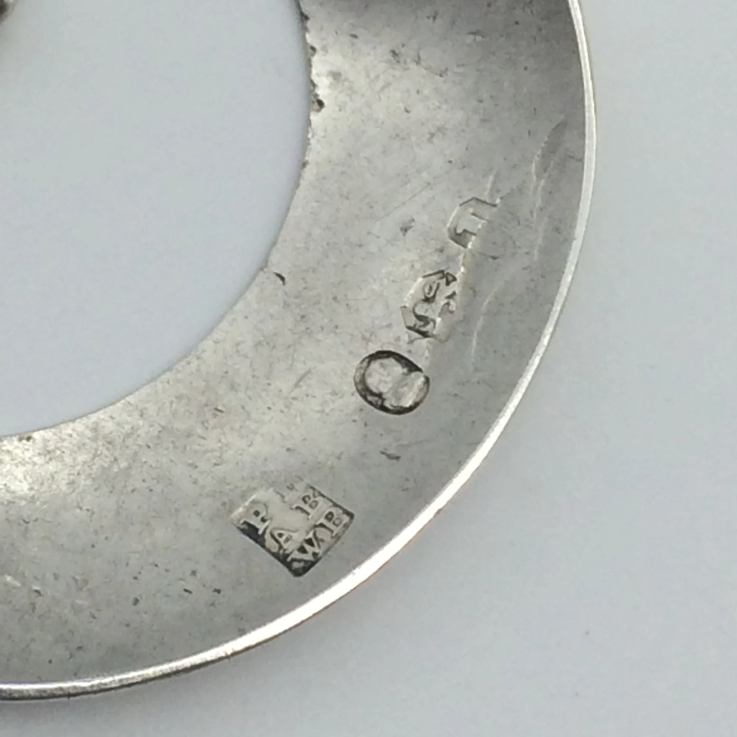 Antique Georgian (London 1804) Silver ‘Port’ Decanter Label