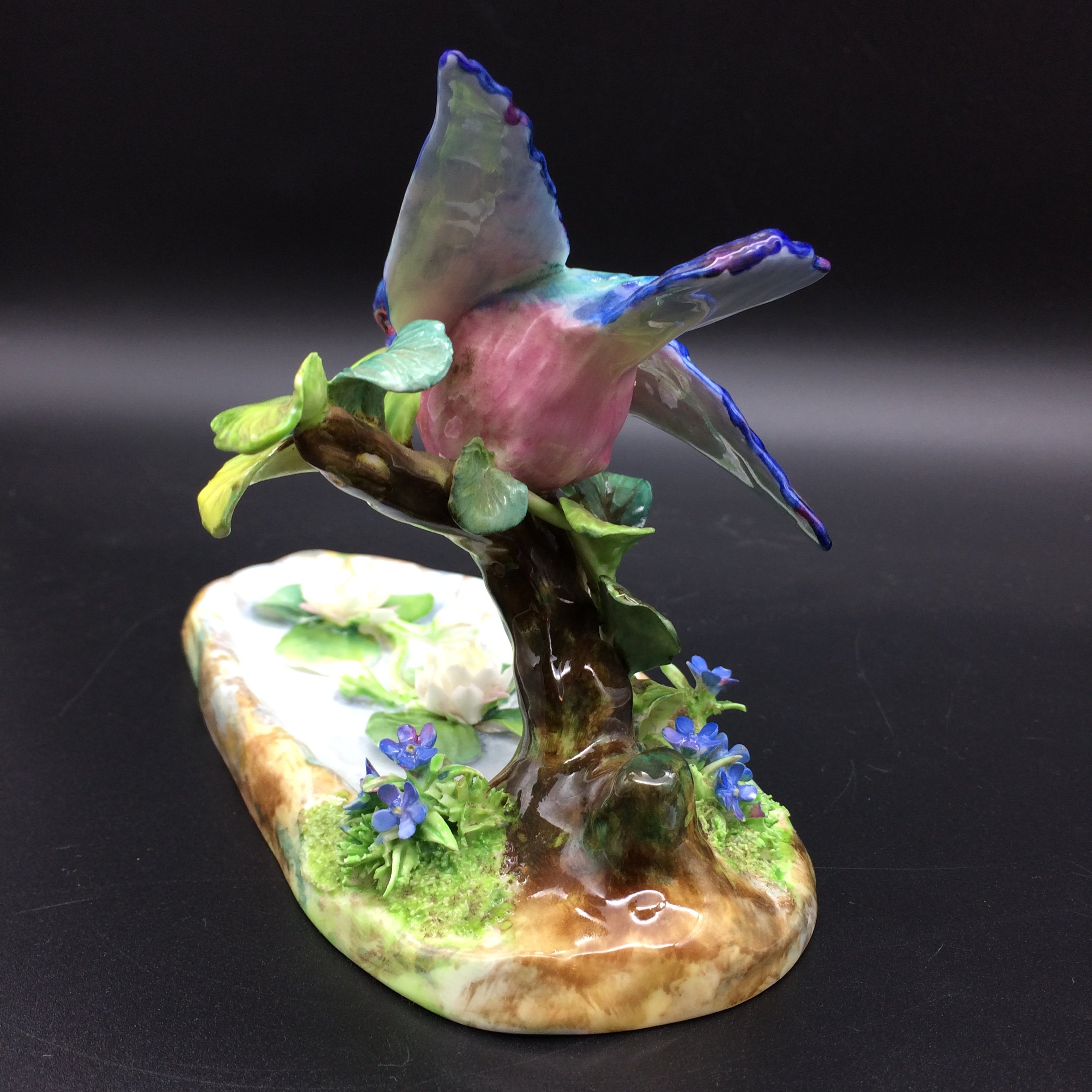 Early Crown Staffordshire ‘J.T. Jones’ Kingfisher Figure