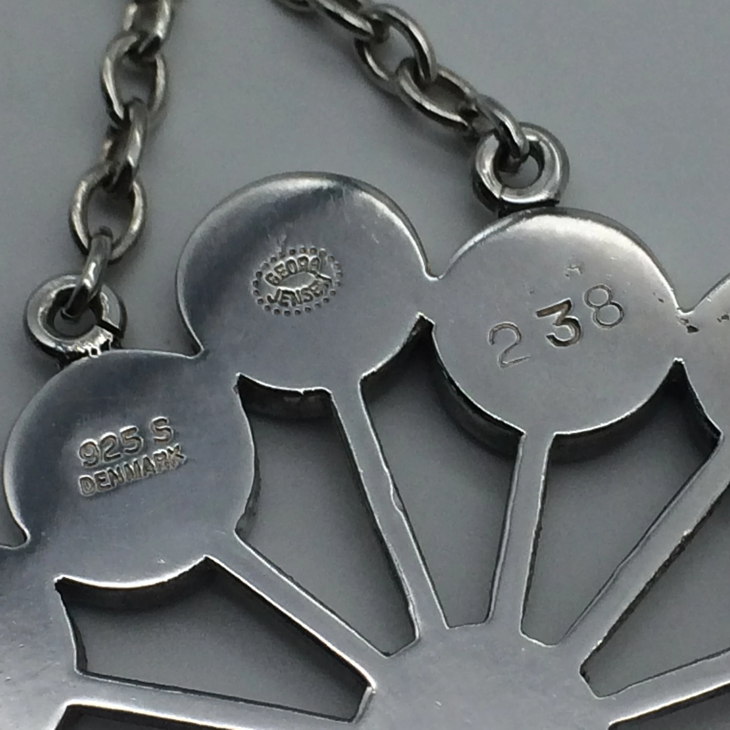 Very Rare Georg Jensen Enamel Pendant by Astrid Fog