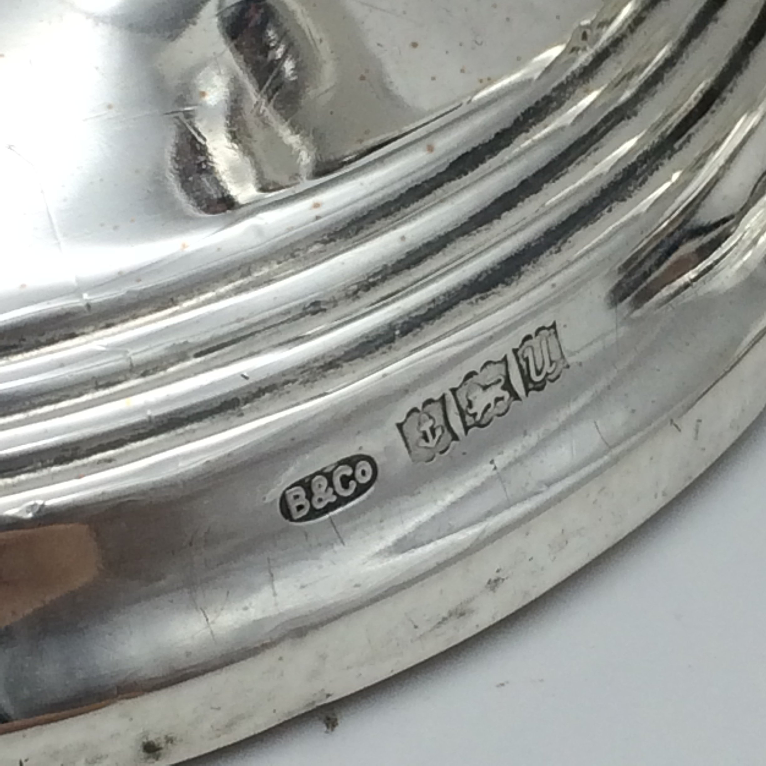 Elegant Pair of Sterling Silver Candlesticks