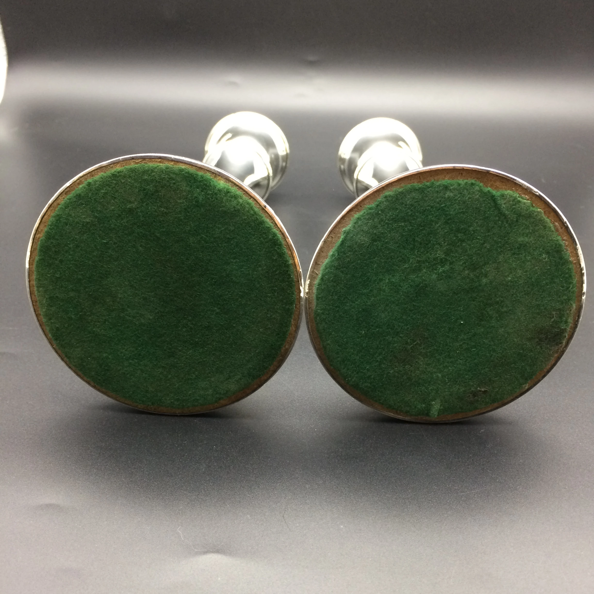 Elegant Pair of Sterling Silver Candlesticks