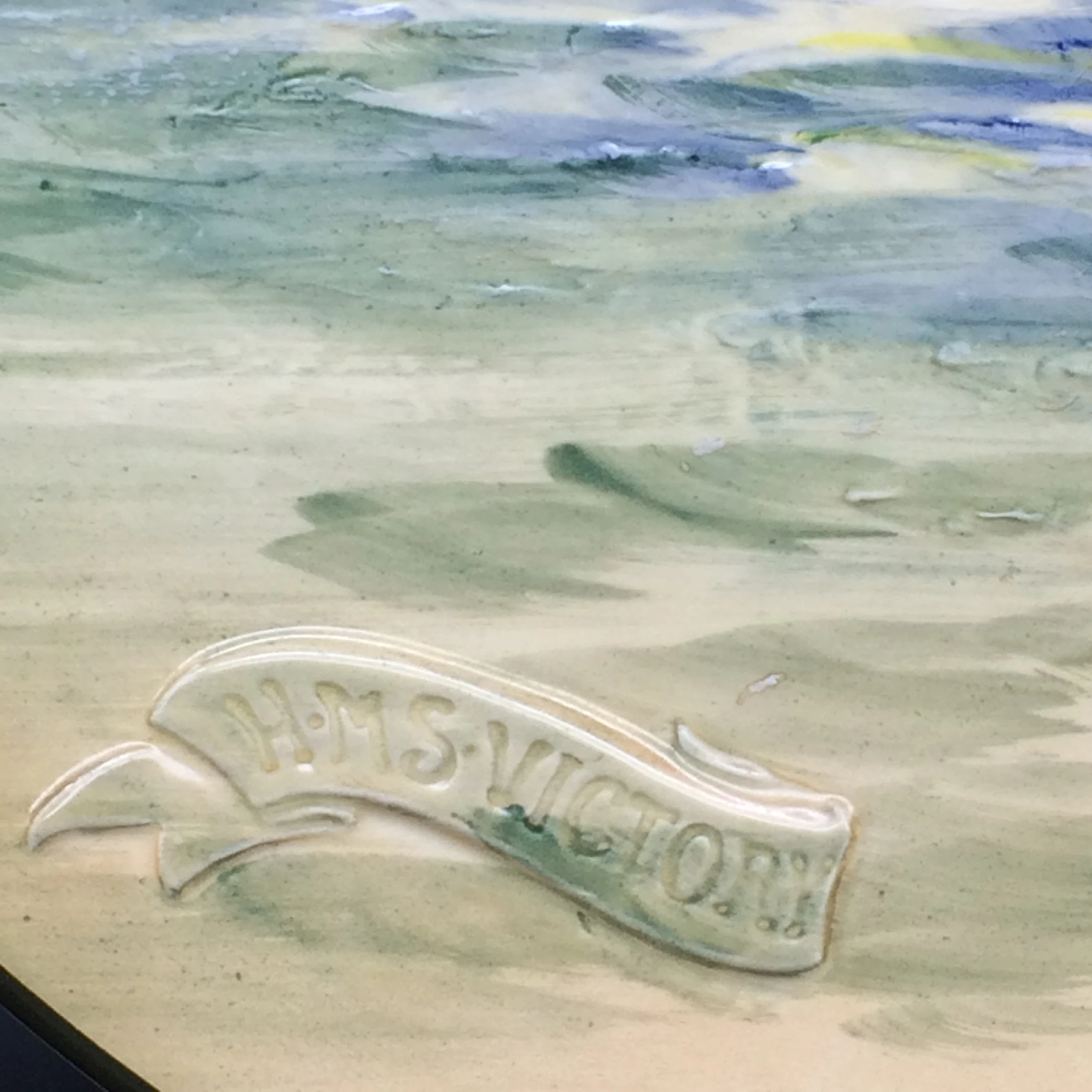 Royal Doulton Famous Ships ‘H.M.S. Victory’ Wall Charger (D5957)