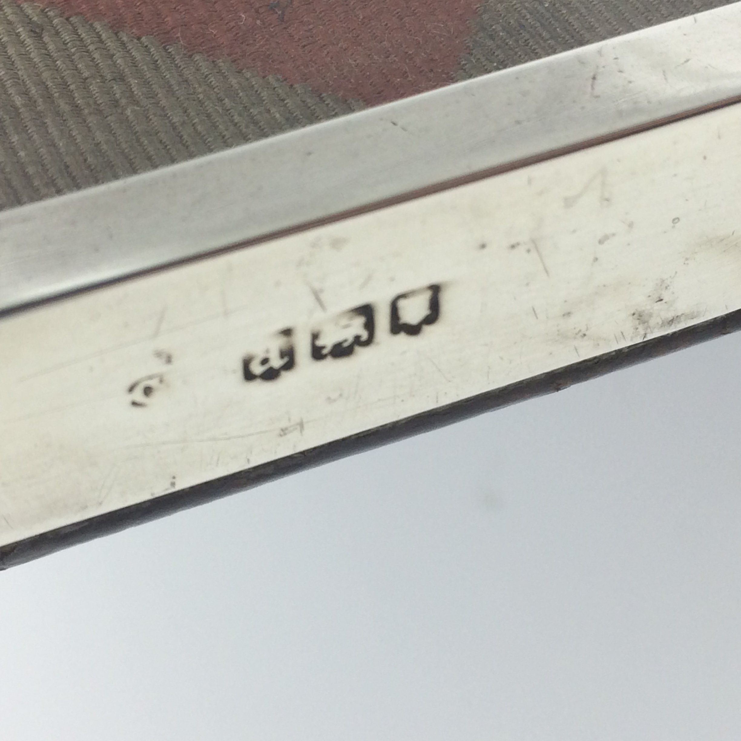 Unusual Antique Silver WWI Royal Artillery Photo Frame