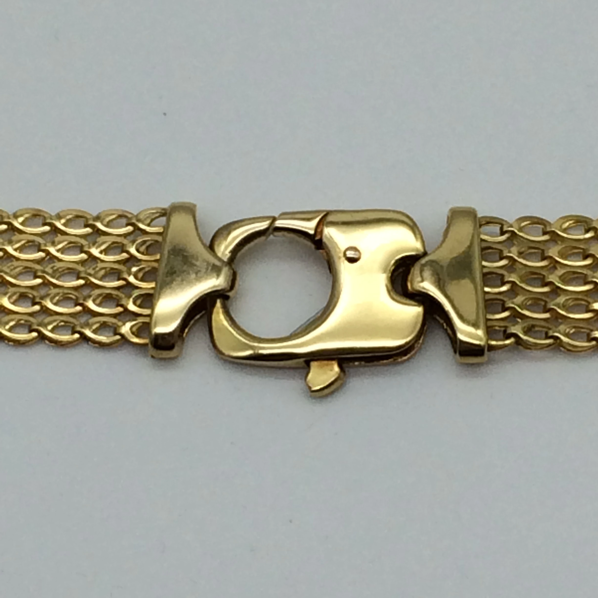 Superb Vintage 9ct Gold ‘Fancy Mesh Link’ Necklace