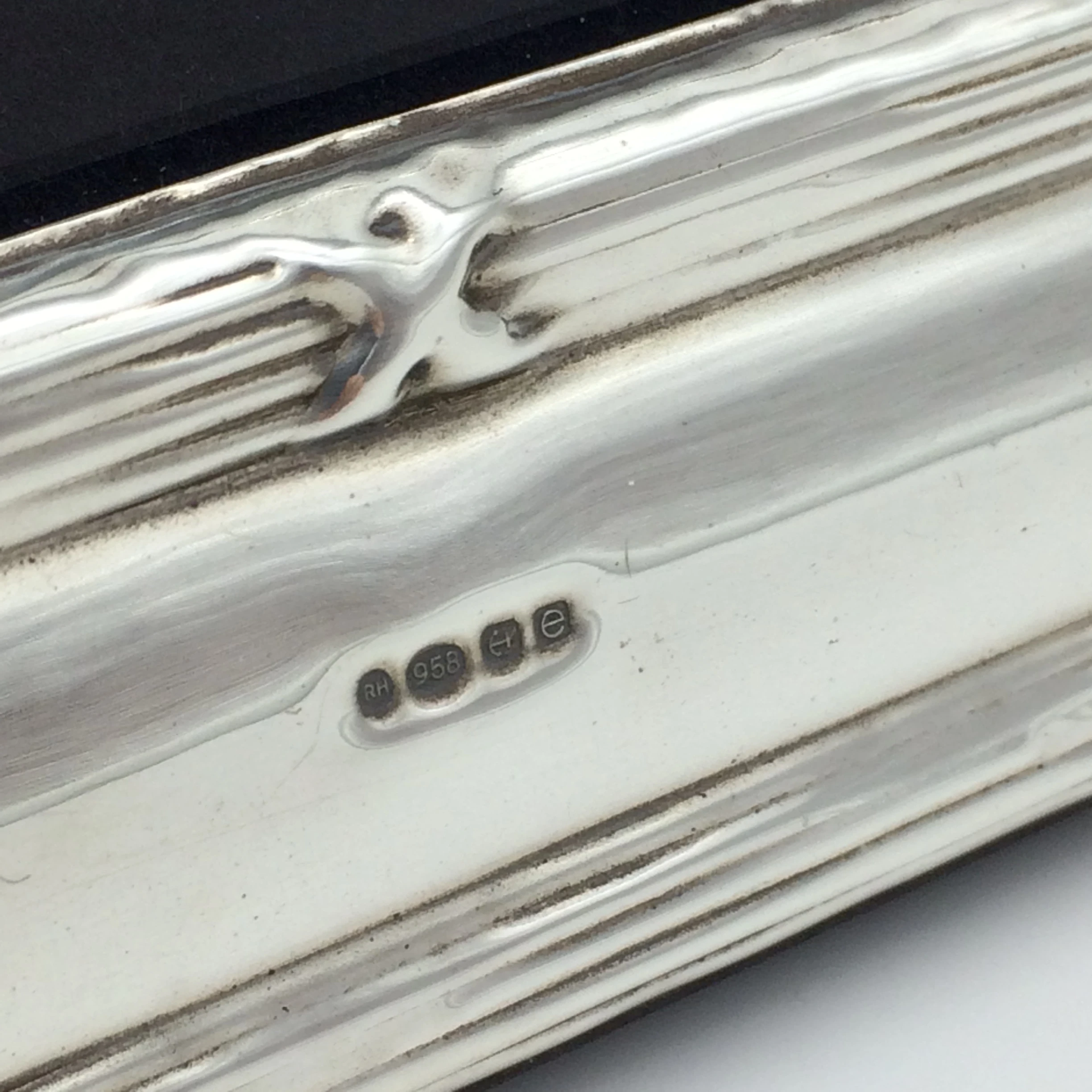 Large Impressive Vintage Silver Photo Frame