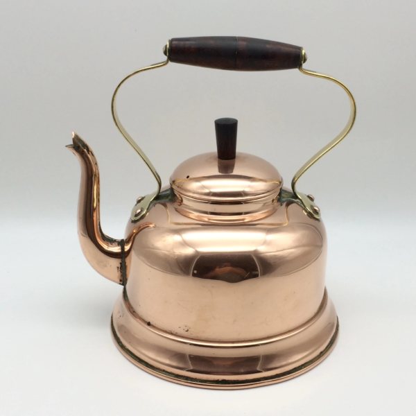 Beautiful Antique Copper & Brass Kettle
