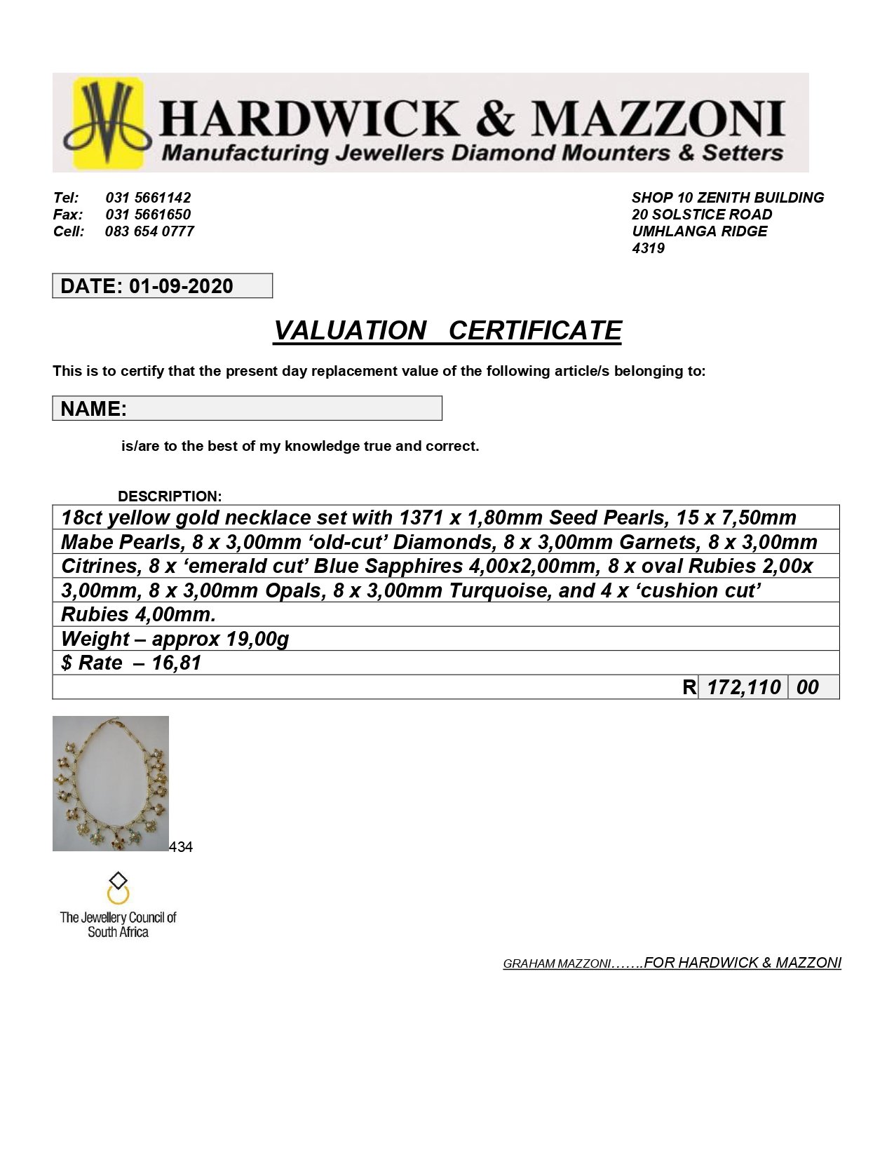 Stunning Antique 18ct Seed Pearl and Natural Stone Necklace