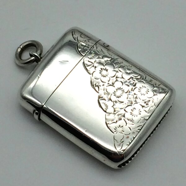 Victorian Silver Vesta Case (Birmingham 1897)