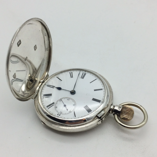 Victorian Silver ‘Full Hunter’ Pocket Watch ‘Thomas Peter Hewitt’ (Lancashire Watch Company)