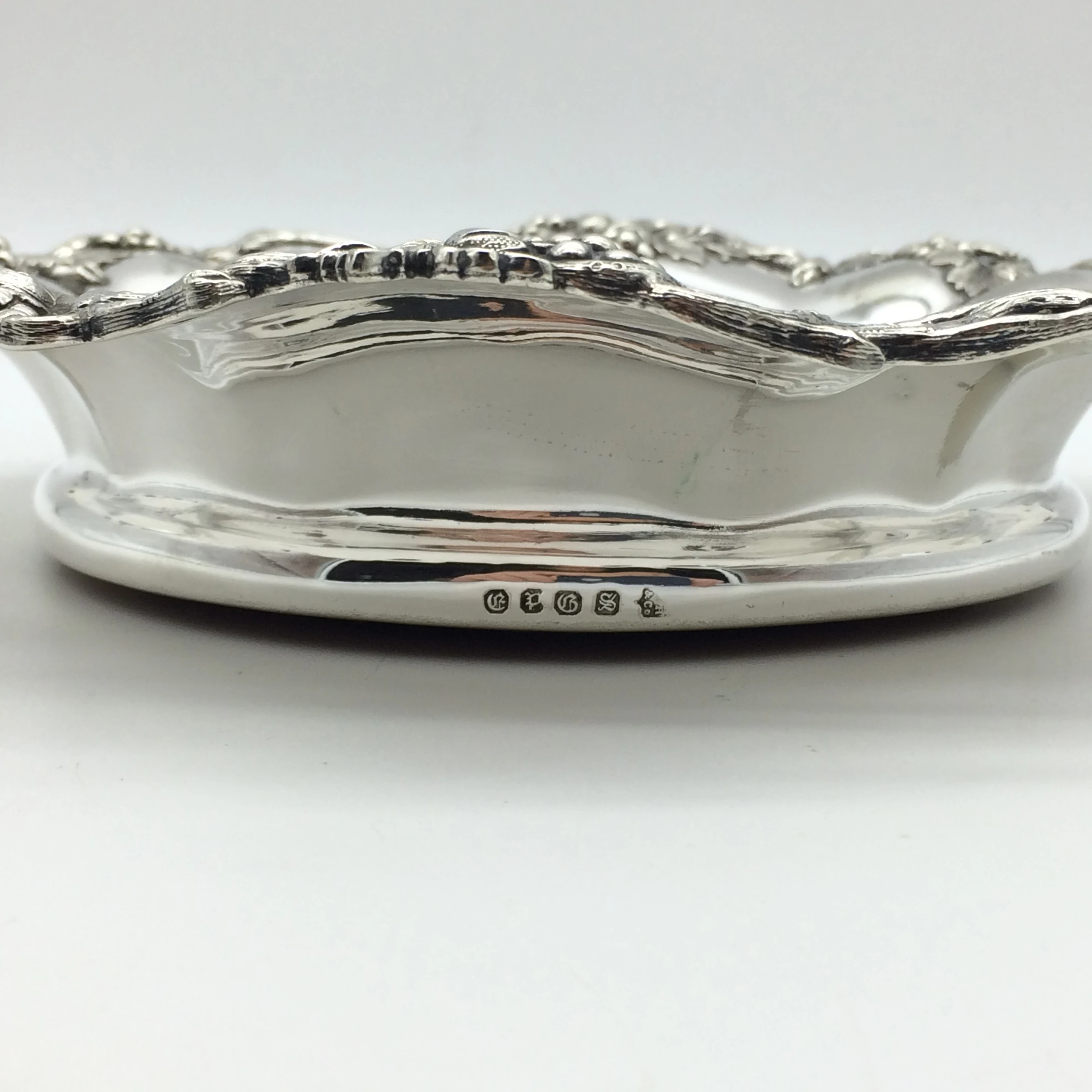 Magnificent Pair of Victorian Silver-Plated Wine Coasters