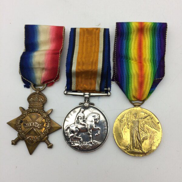 South Africa – WW1 Medal Trio – ‘PTE. J.J. STOLTZ’
