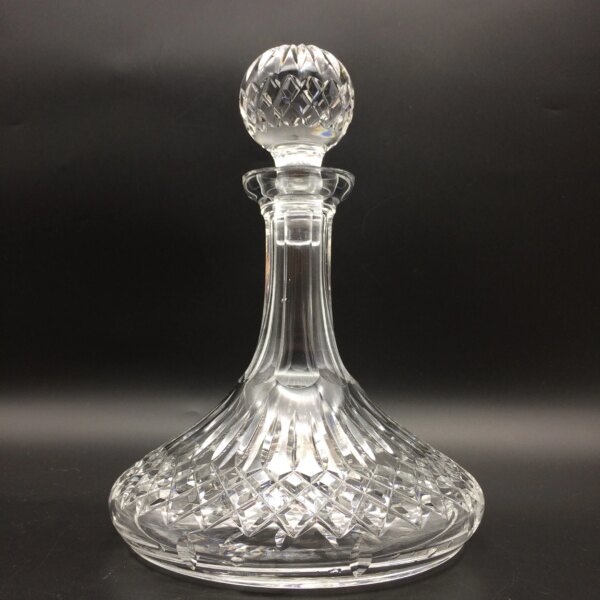 Elegant ‘Waterford’ Ships Decanter (Lismore)