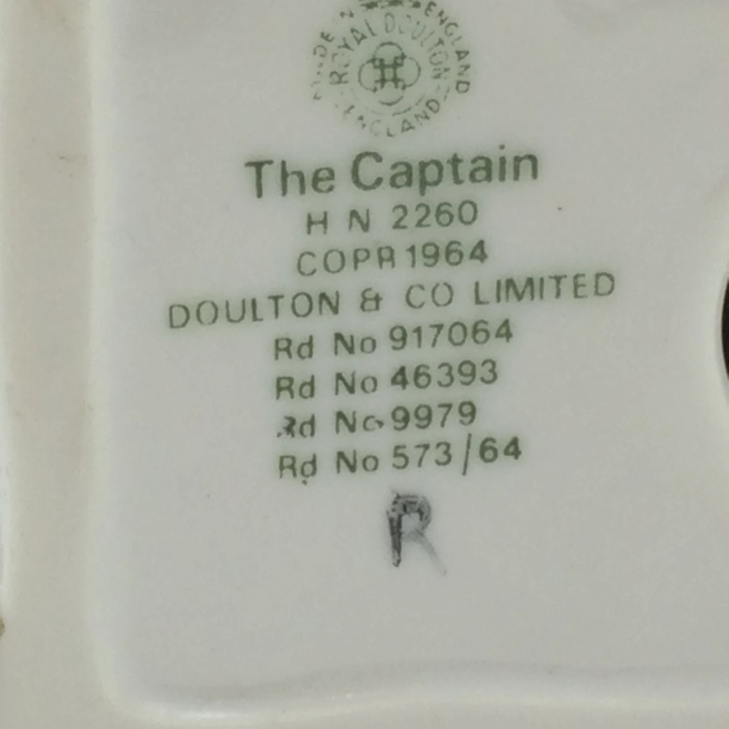 Royal Doulton ‘The Captain’ Figure (HN2260)
