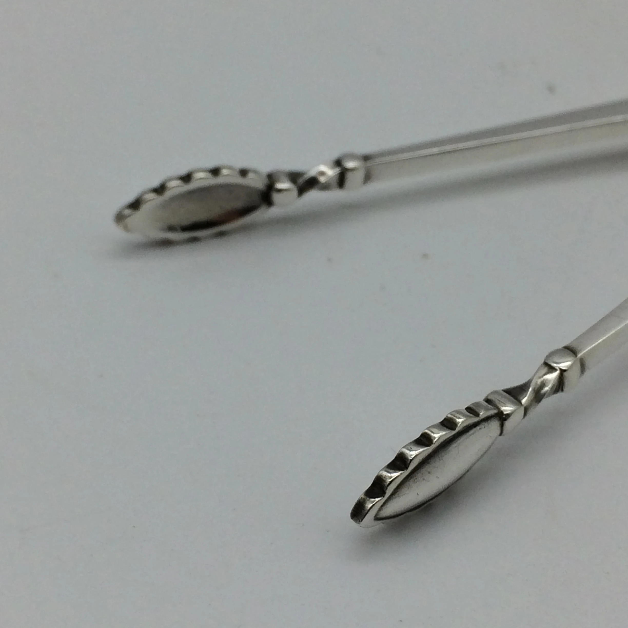 Rare Silver Georg Jensen ‘Bittersweet’ Sugar Tongs