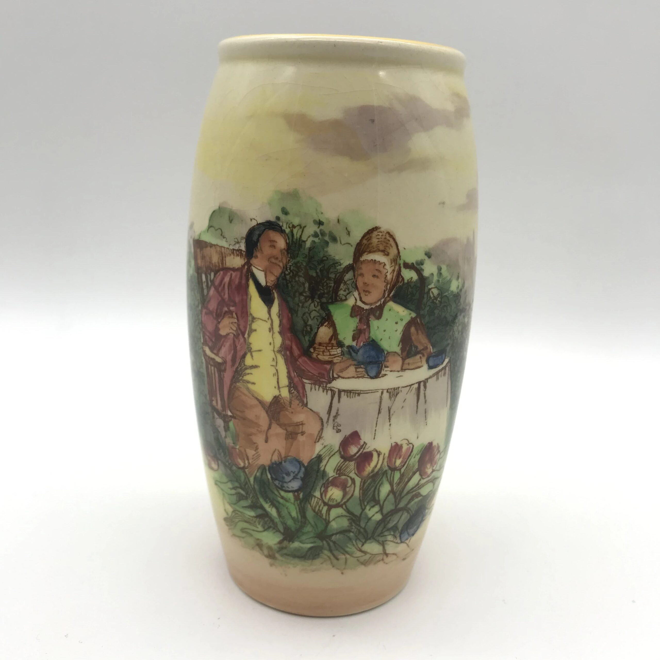 Royal Doulton Series Ware ‘Hundred Years Ago’ Vase (D5499)