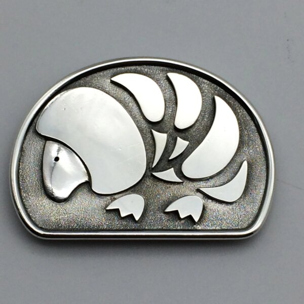 Vintage Sterling Silver ‘Pangolin’ Designer Brooch