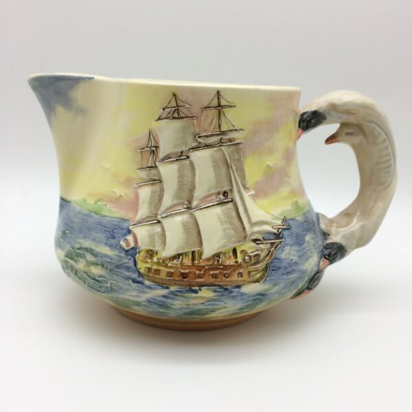 Early Large Royal Doulton ‘Famous Ships’ ‘THE SIRIUS’ Jug (D5957)