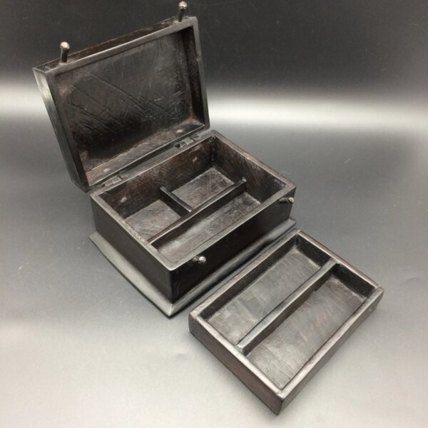 Rare Boer War Hand Carved P.O.W. Wooden Box