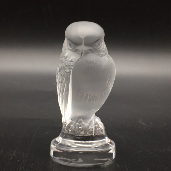 Signed Lalique Crystal Owl or Bird of Prey ‘RAPACE’ Figurine