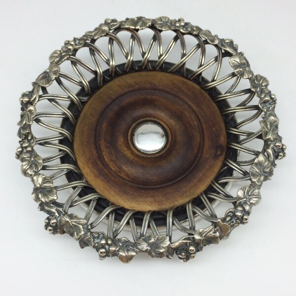 Early Victorian Silver-Plated Wine Coaster