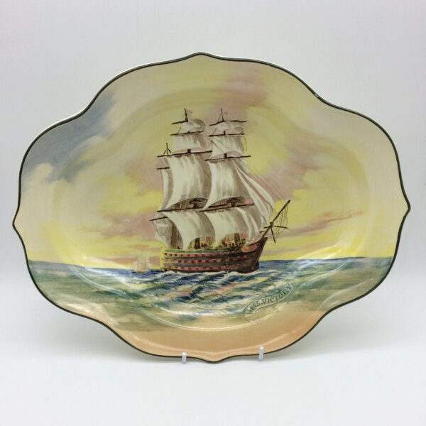 Lovely Large Royal Doulton ‘Famous Ships, HMS Victory’ Dish (D5957)