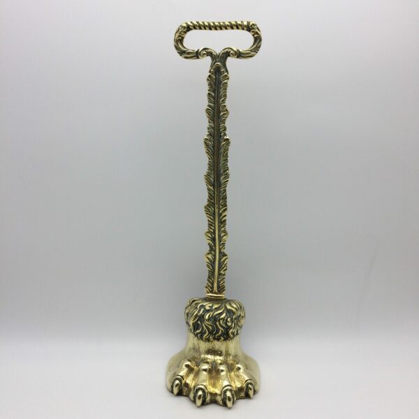 Impressive Antique ‘Brass Lions Paw’ Doorstop (1830-1860)