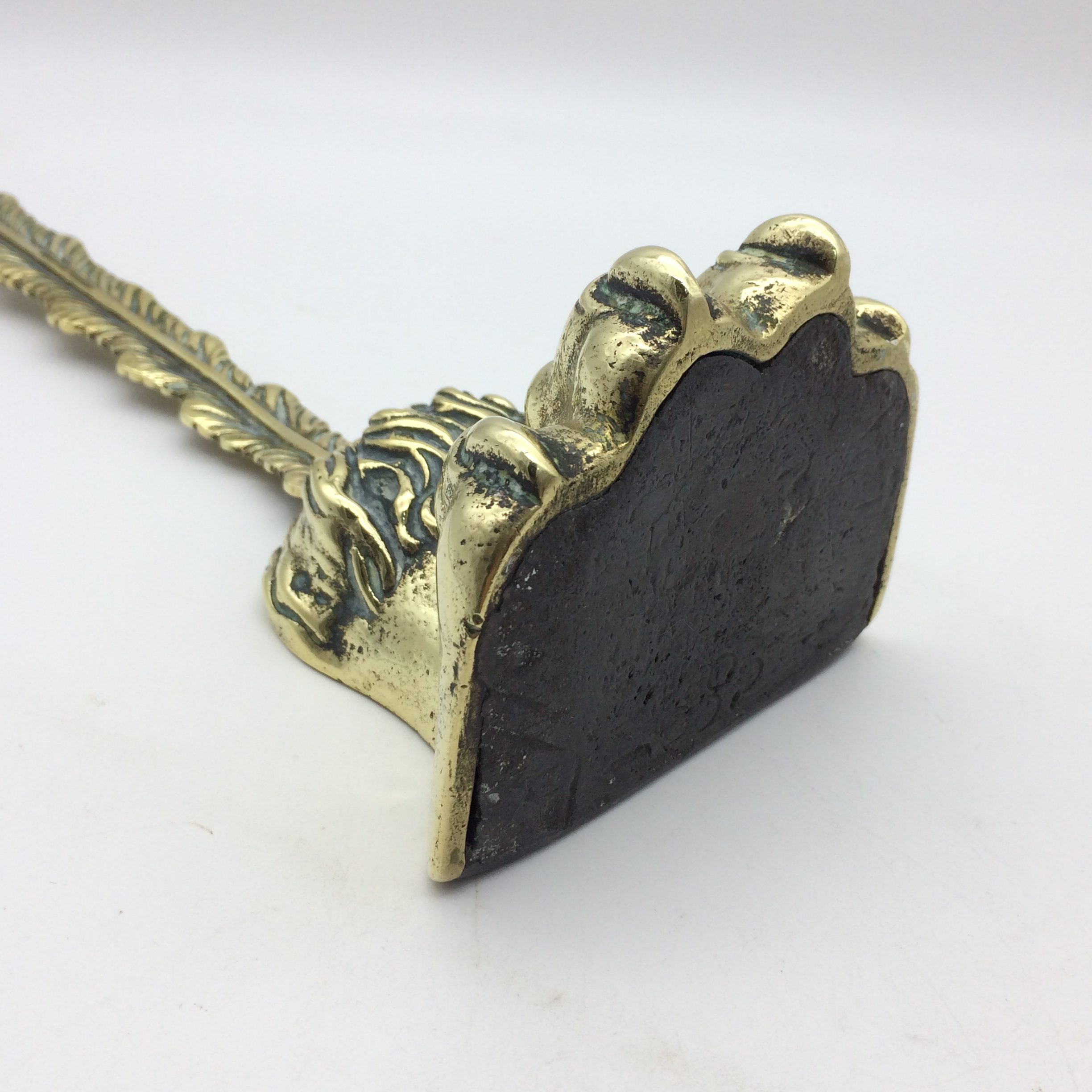 Impressive Antique ‘Brass Lions Paw’ Doorstop (1830-1860) - Image 7