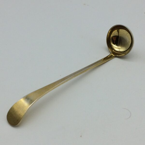 Antique Silver Gilt Small German Ladle