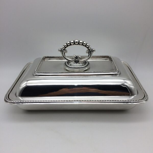 Antique ‘Walker & Hall’ Silver-Plated Entrée Dish & Cover