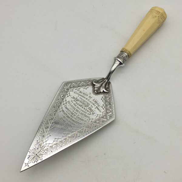 Impressive Antique Presentation Trowel (1905)