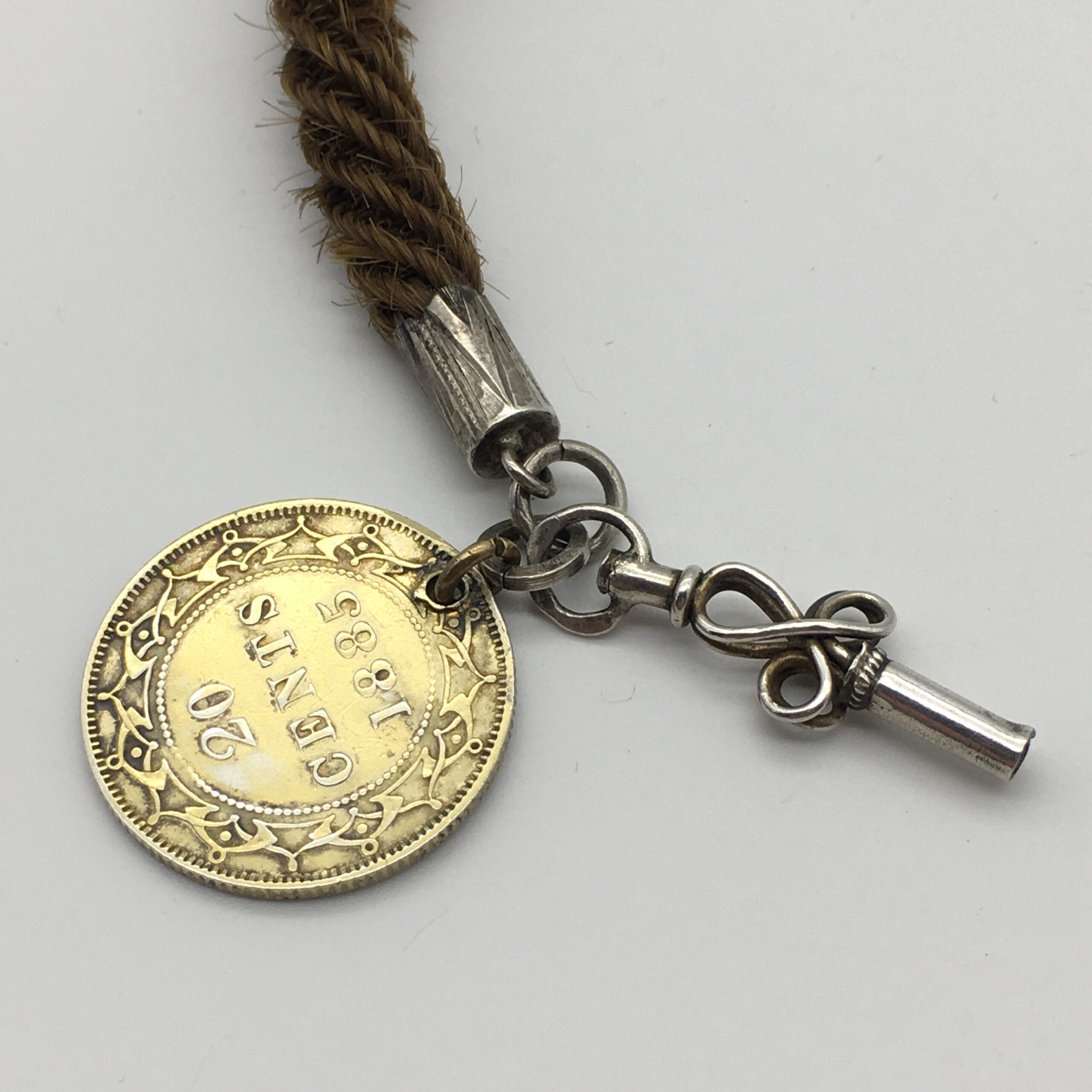 Rare Victorian Mourning 'Woven Hair’ Watch Chain (C.1870/80) - Image 2