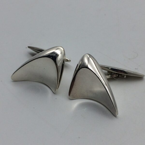 Rare Classic ‘Georg Jensen’ Vintage Silver Cufflinks