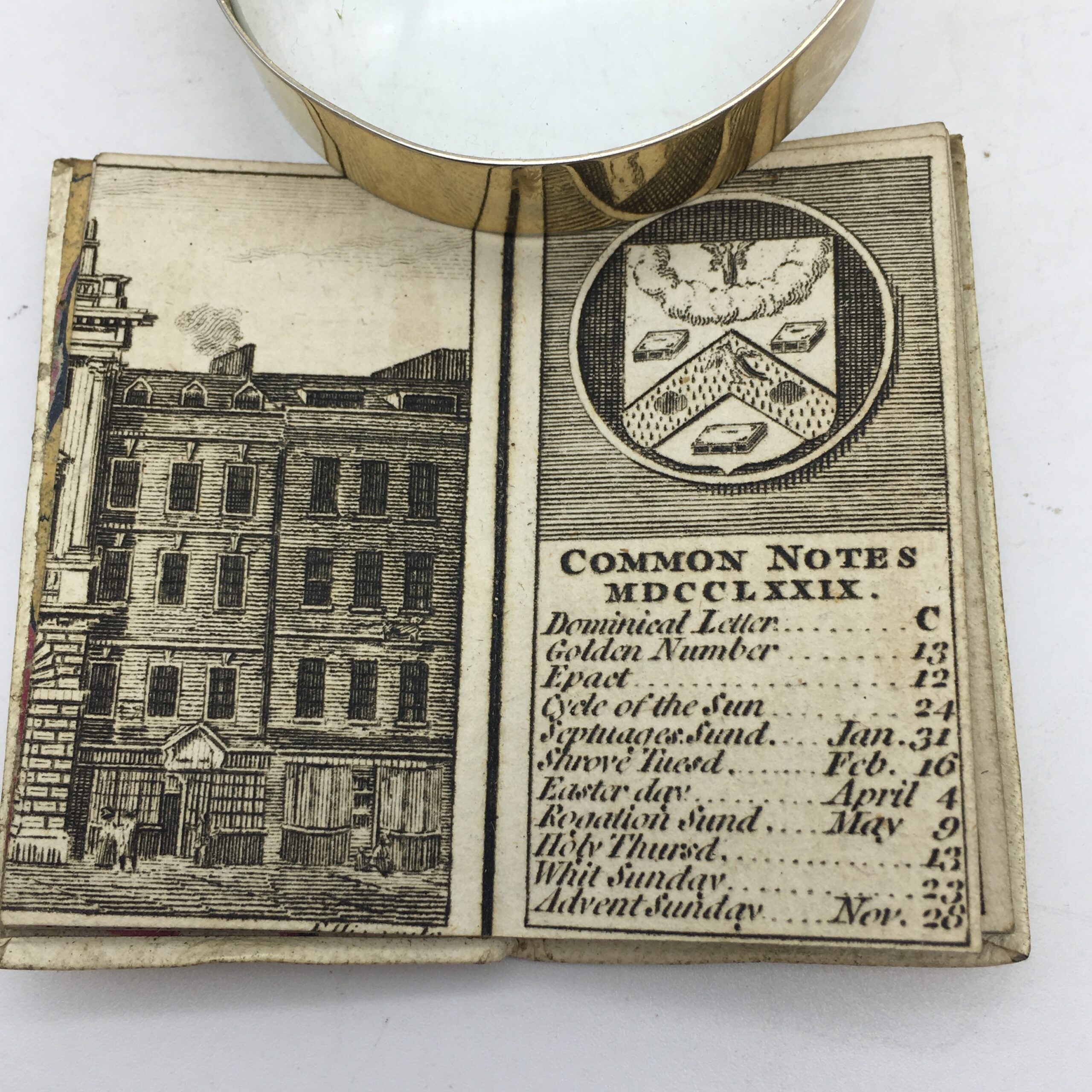 Very Rare Miniature ‘1799 London Almanac’ (George III)