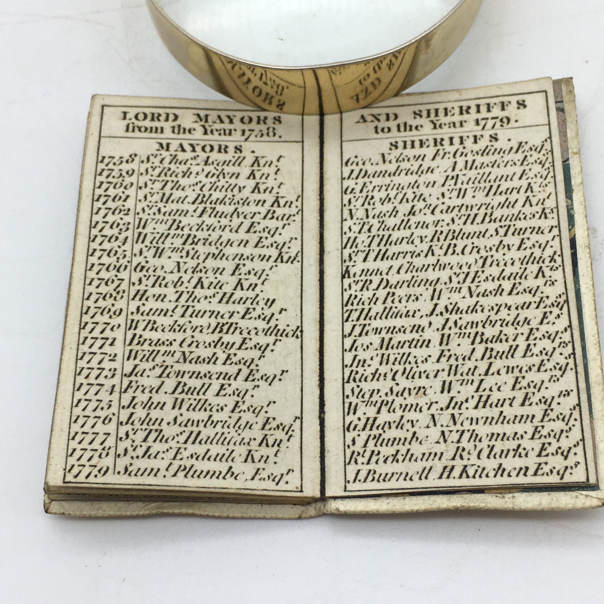 Very Rare Miniature ‘1799 London Almanac’ (George III) - Image 8