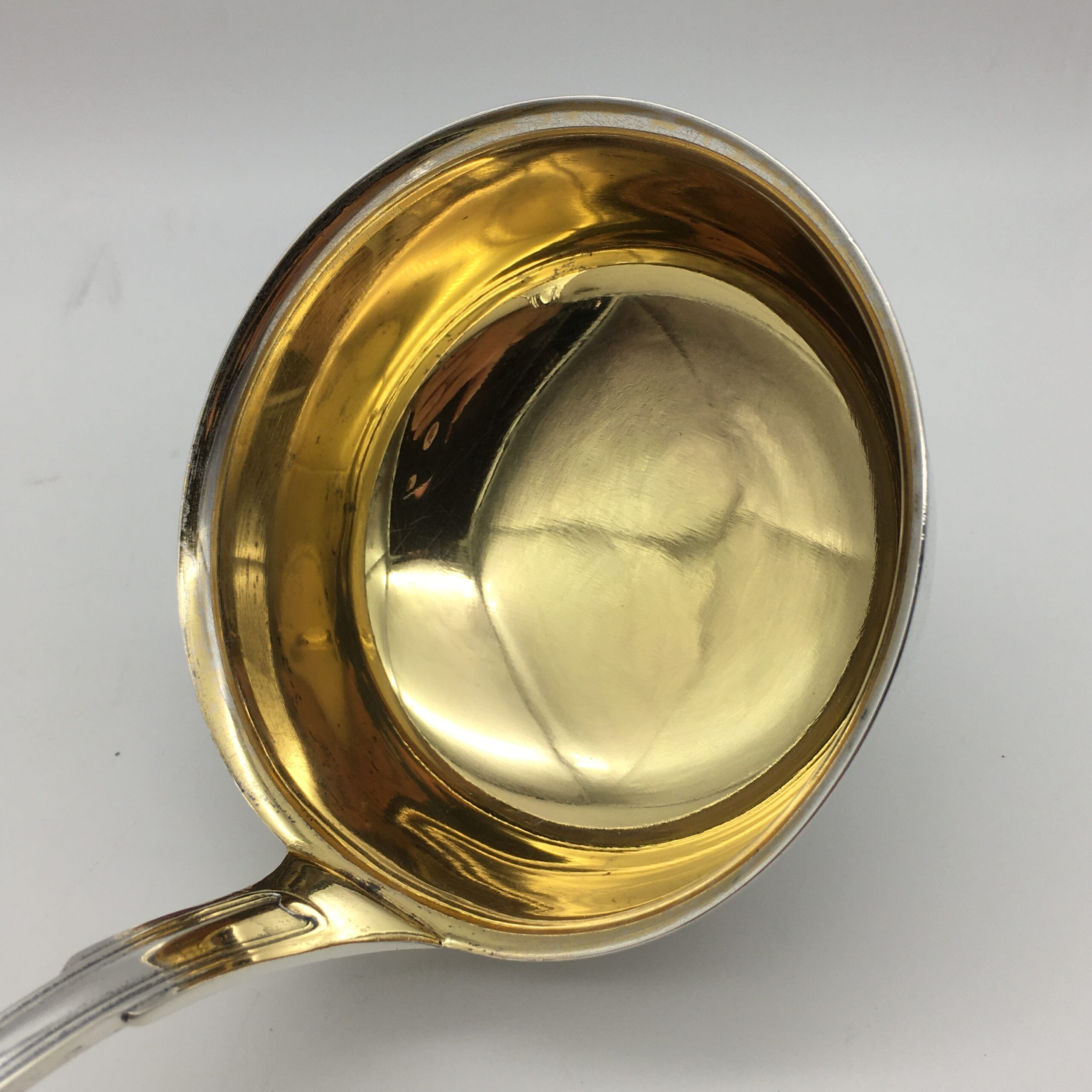 Wonderful Antique Silver Soup or Punch Ladle - Image 3