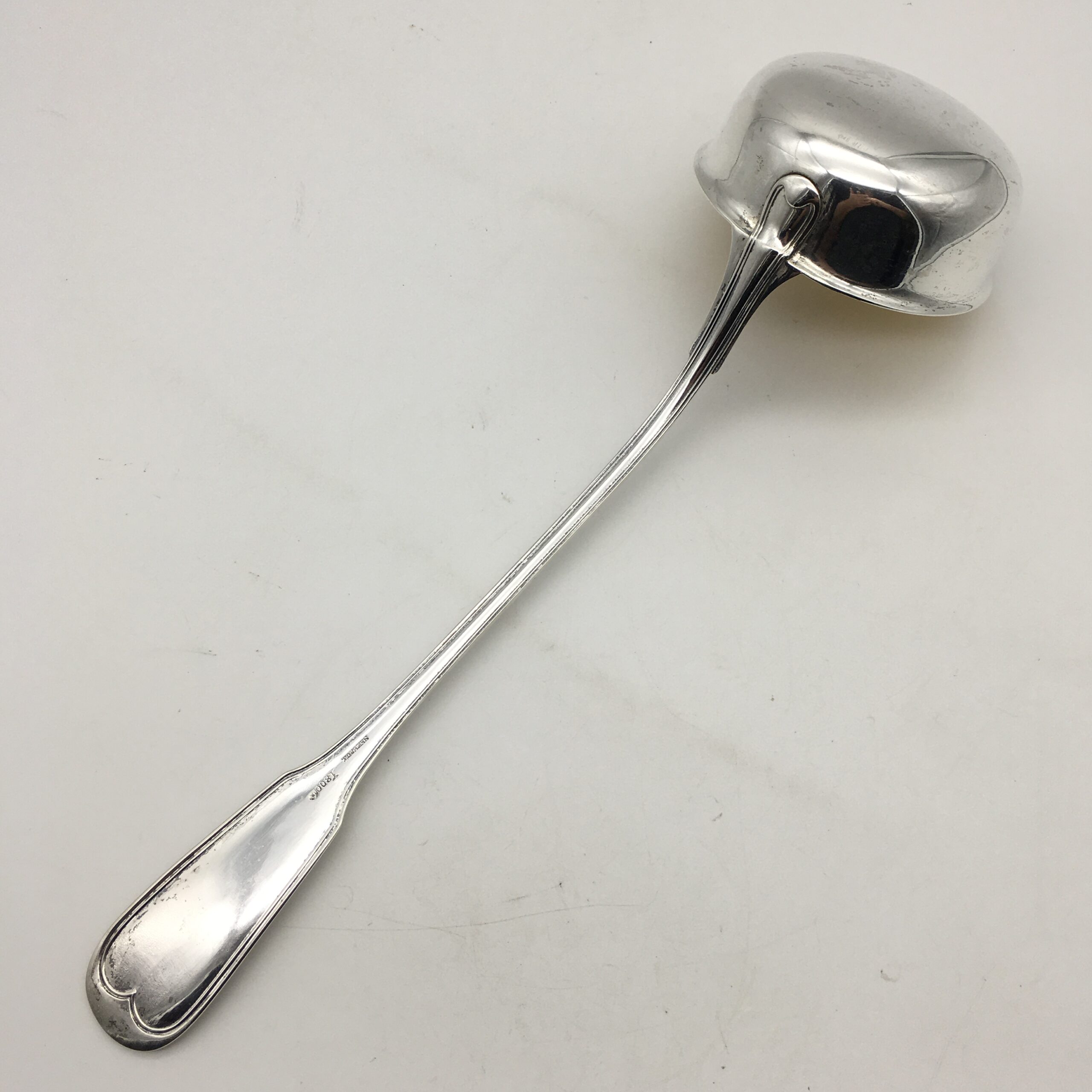 Wonderful Antique Silver Soup or Punch Ladle - Image 6