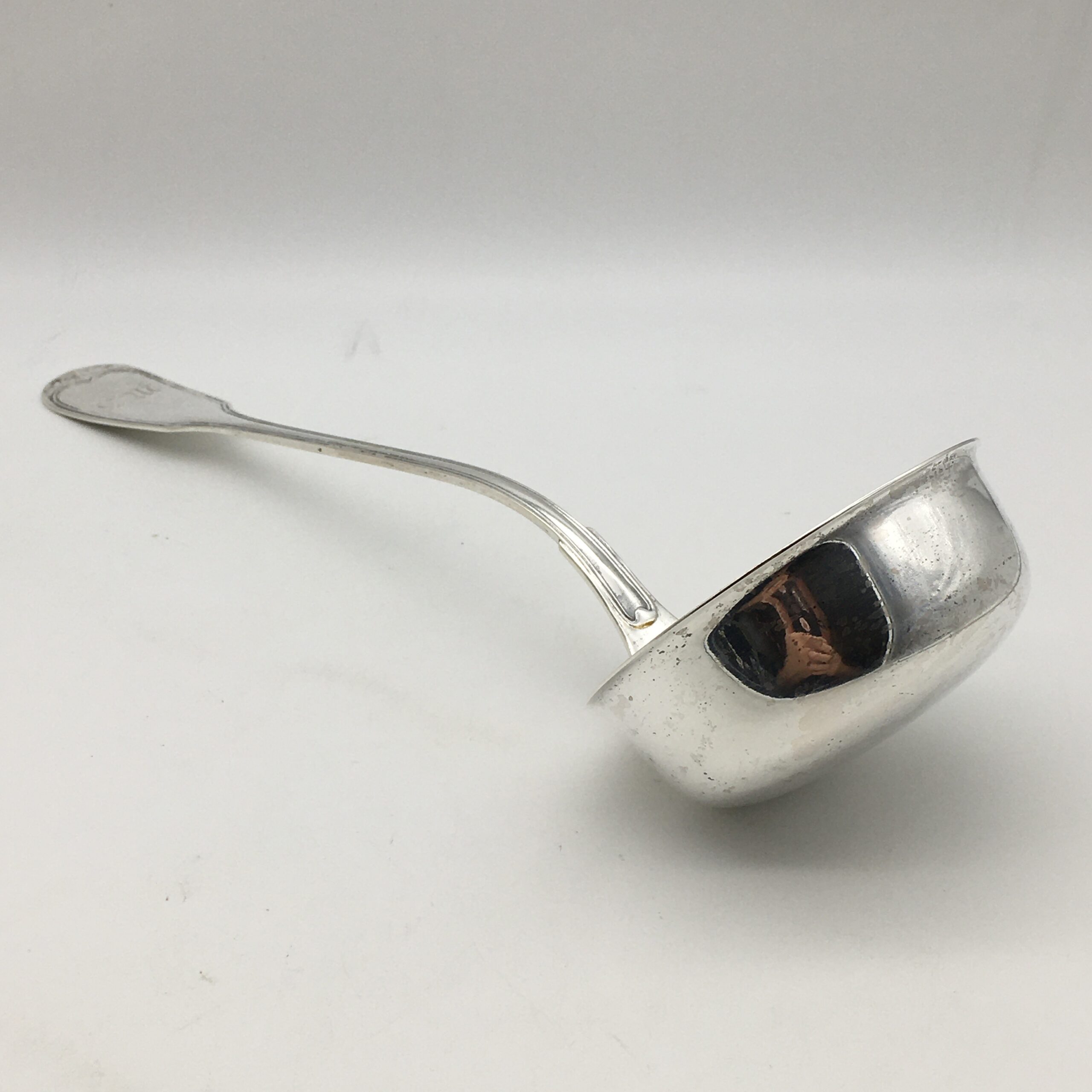 Wonderful Antique Silver Soup or Punch Ladle - Image 2