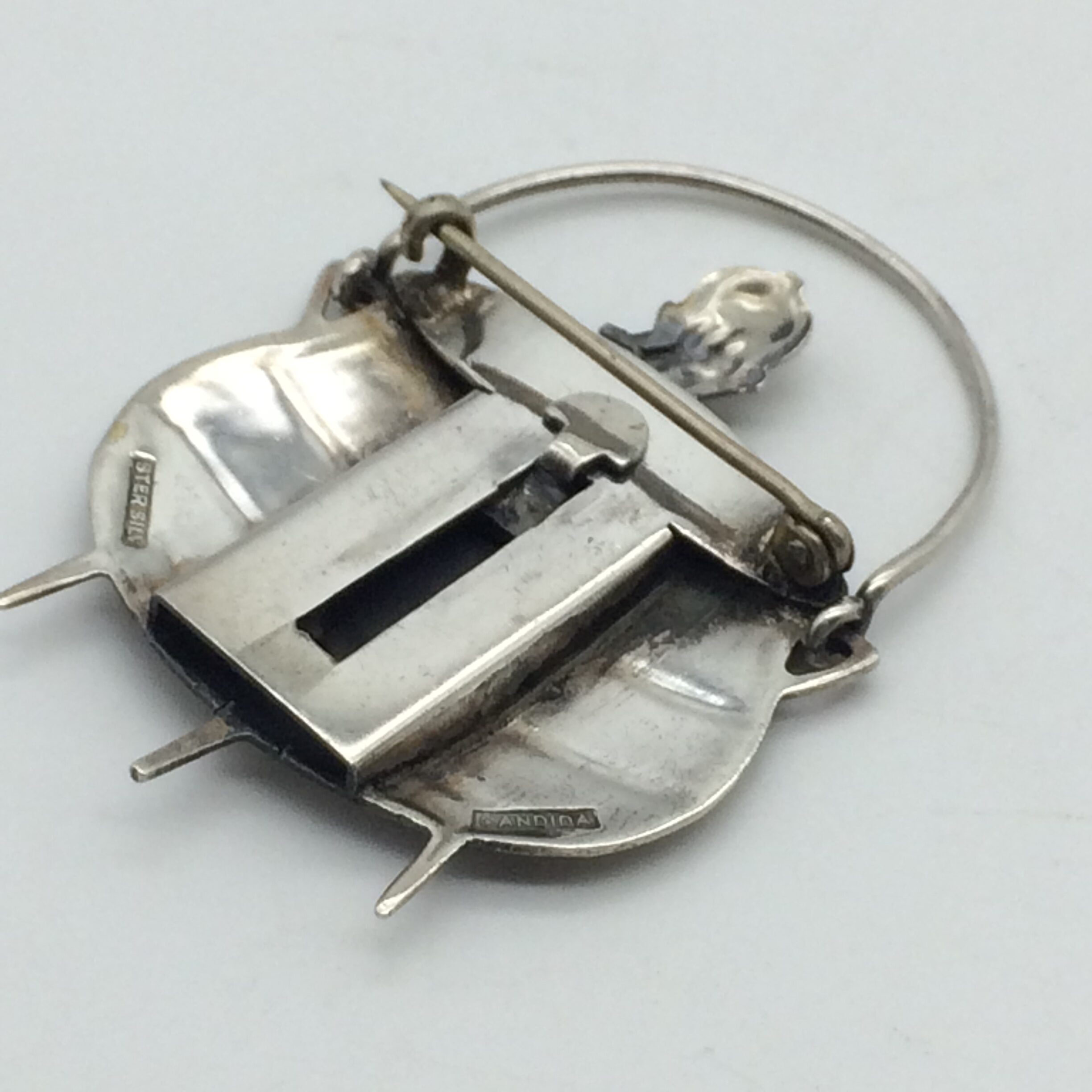 Vintage Articulated Sterling Silver ‘Candida’ Brooch - Image 3